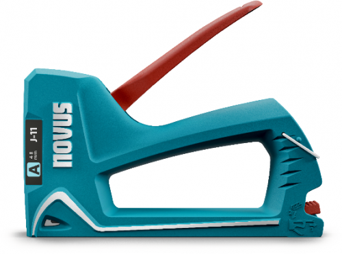 Capsator manual tip tacker Novus J-11, capsare cu sarma subtire, plastic ABS